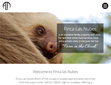 Tablet Screenshot of fincalasnubes.com